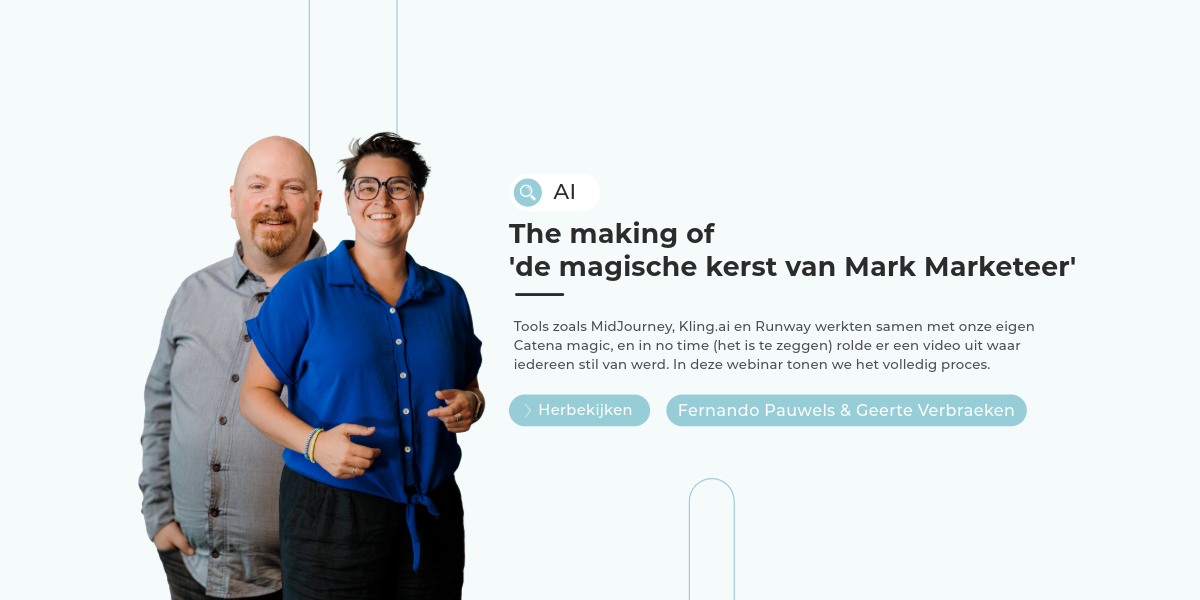 The making of ‘de magische kerst van Mark Marketeer’